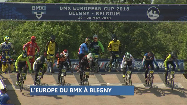 Le Championnat d'Europe de BMX à Blegny