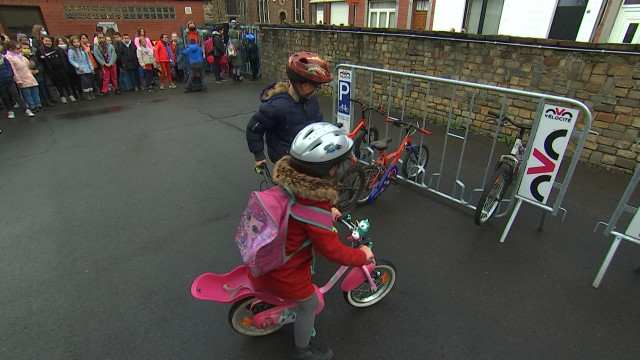 600 emplacements pour vélos dans les écoles liégeoises