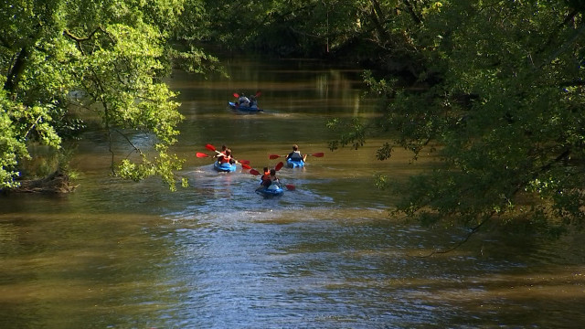 Les kayaks de retour sur l'Ourthe