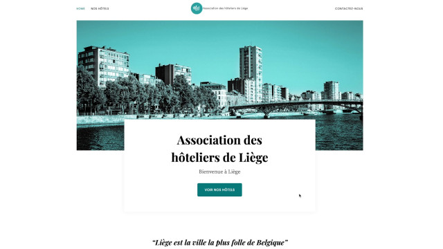L'association des hôteliers de Liège a désormais son nouveau site web
