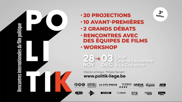 POLITIK : troisième édition des rencontres internationales du film politique