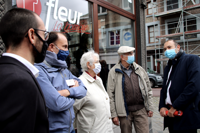Première visite ministérielle de Christophe Collignon à Liège