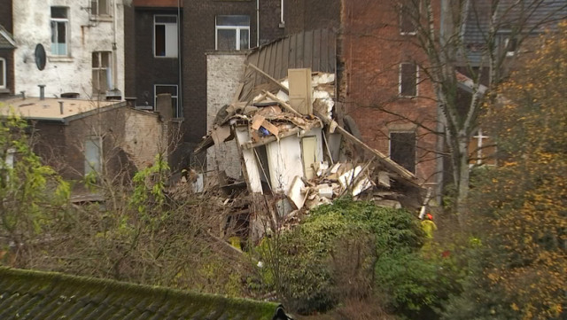Rue de Fragnée à Liège: explosion d'un bâtiment, sept blessés