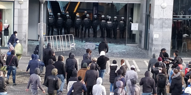 Un lien pour envoyer photos et vidéos des émeutes à Liège à la police