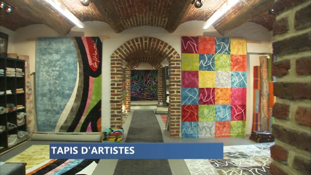  Des tapis réalisés à partir d'oeuvre d'artistes liégeois à Saive