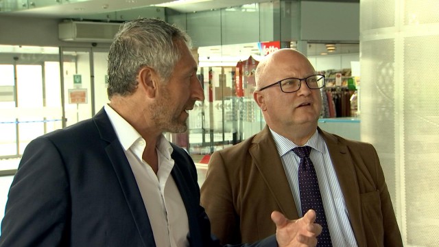 Le ministre Jean-Luc Crucke en visite à Liège Airport 