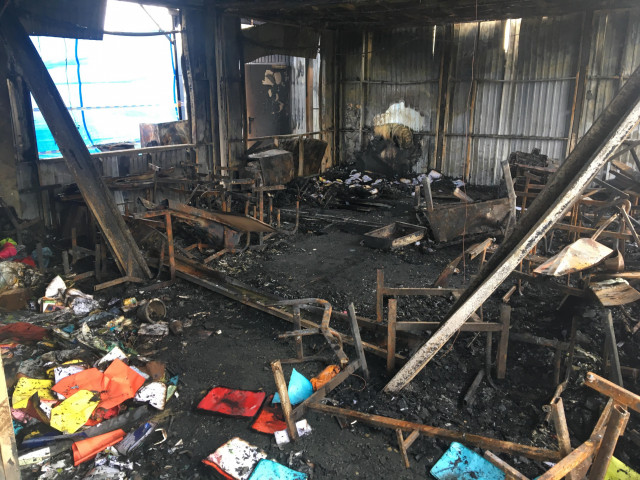 Incendie à l'école Don Bosco de Saint-Georges