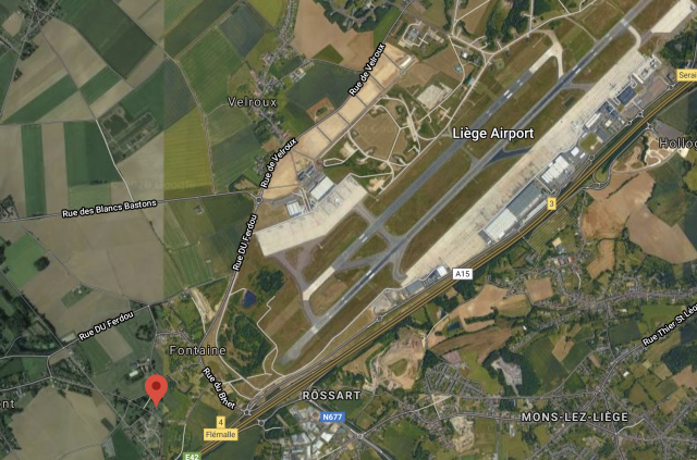 Aéroport de Liège : les 33 hectares de la zone 