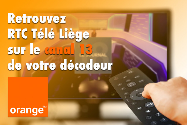 Vous avez un décodeur Orange ? RTC Télé Liège est dorénavant sur le canal 13