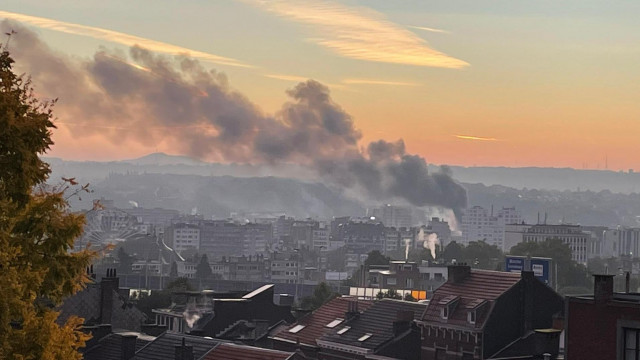 Incendie dans un atelier dans le centre-ville de Liège