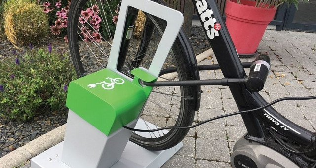 Huy : la ville commande des bornes de recharge  pour  vélos à assistance électriques 