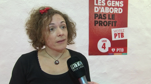 Sophie Lecron, cheffe de groupe PTB à Liège, tirera la liste pour l'Europe