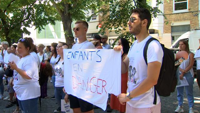 Liège : des centaines de manifestants en faveur de l'aide à la jeunesse