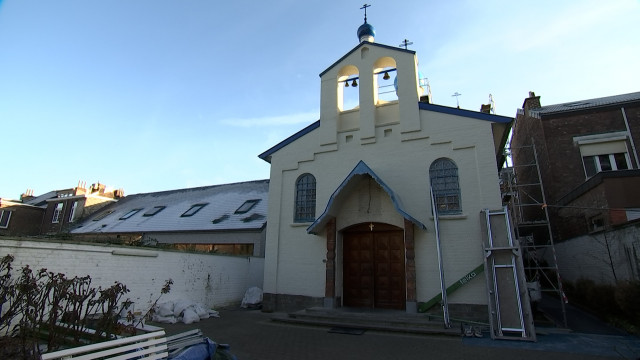 Vandalisme à l'église orthodoxe russe de Liège