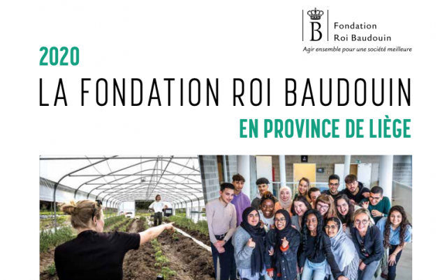 Fondation Roi Baudouin en province de Liège : 365 soutiens apportés en 2020 