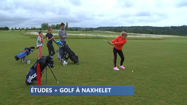 Golf et études secondaires à Naxhelet