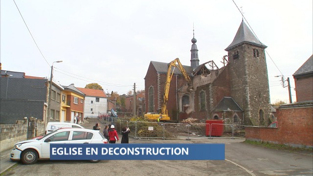Grâce-Hollogne: église en déconstruction