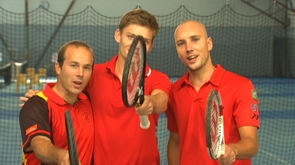 Les stars du tennis belge au Country Hall