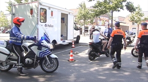 Cyclomoteurs: contrôles de la police de Liège durant tout l'été
