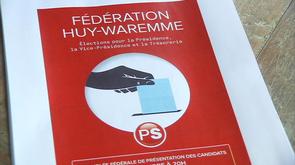 Elections PS Huy Waremme : le bureau sortant se représente