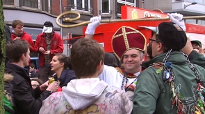 Liège : les étudiants fêtent Saint-Nicolas