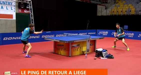 L'élite du tennis de table à Liège