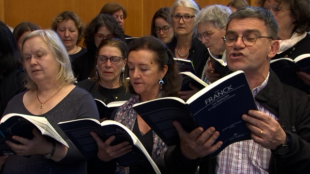 Le choeur universitaire de Liège chantera les Béatitudes de César Franck avec un choeur allemand