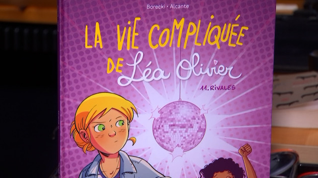 Le dessinateur Ludo Borecki signe la BD "La vie compliquée de Léa Olivier" 