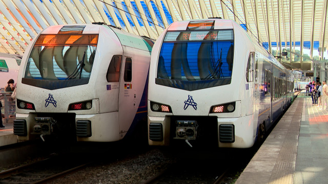 Le nouveau train 3 pays est entré à Liège Guillemins 