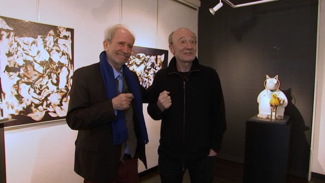 Les frères Geluck exposent ensemble à la galerie Liehrmann