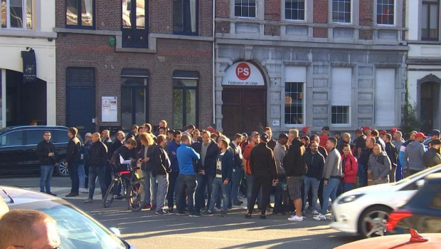 Les travailleurs de l'armement reçus au PS Liège