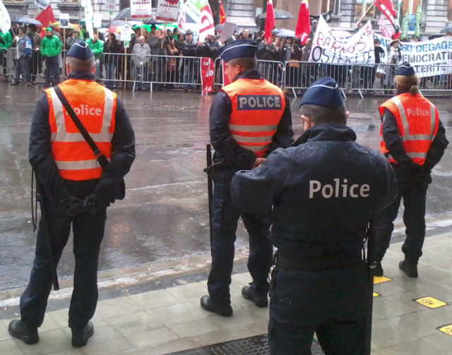 Liège : des policiers absents par solidarité 