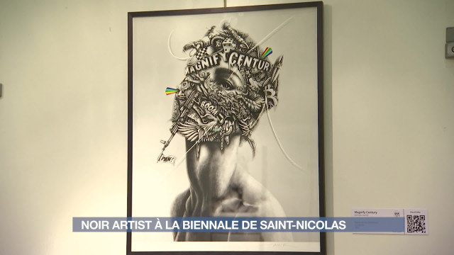 Noir Artist est l'invité d'honneur de la biennale de l'art de Saint-Nicolas