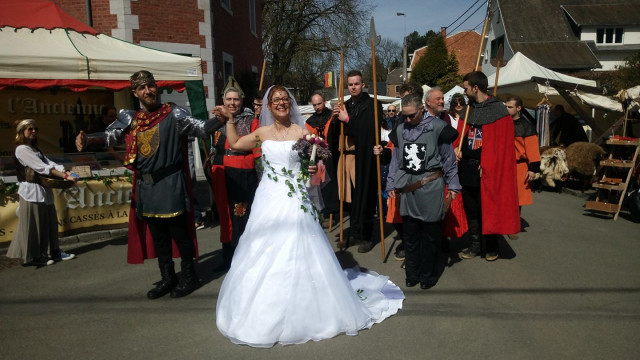 Ouffet : un mariage aux Médiévales 