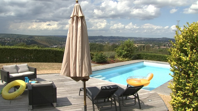 Chaudfontaine: piscine privée à louer !