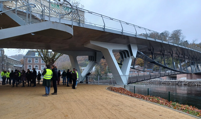 Pont de Tilff : la passerelle cyclo piétonne inaugurée ce mercredi