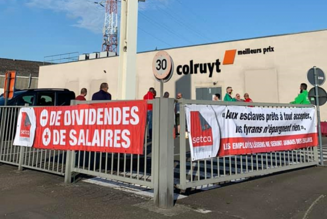 Social : le personnel du Colruyt de Chênée a levé le piquet de grève vers 11h45