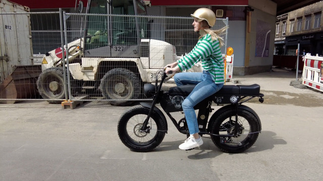 Un vélo "panthère" inspiré d'une bière liégeoise pour parcourir la "jungle urbaine"