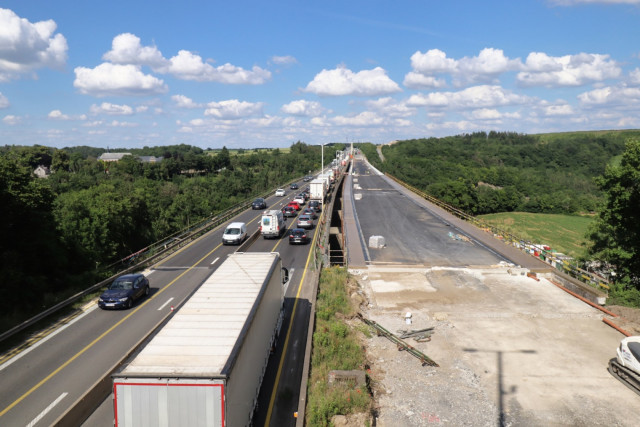 Viaduc de Huccorgne : reprise du chantier jusque fin juillet